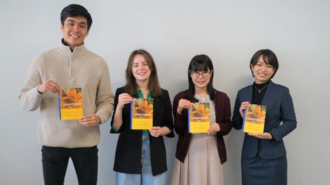 ウクライナのことをもっと知ってほしい！ 武蔵野大学のウクライナ人留学生が日本人学生3名と母国に関するパンフレットを制作・公開