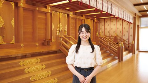 KOKUGAKUIN STORIES×神道文化学部　日本の伝統文化の根源、敬いと感謝の心をグローバルな舞台で体現し、伝えていきたい