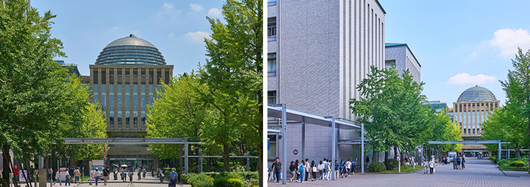 大学キャンパスで高校説明会開催─獨協埼玉高等学校