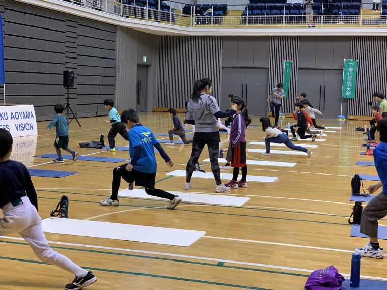 青山学院大学が11月9日に「青トレコンディショニング1周年スペシャル企画」を開催