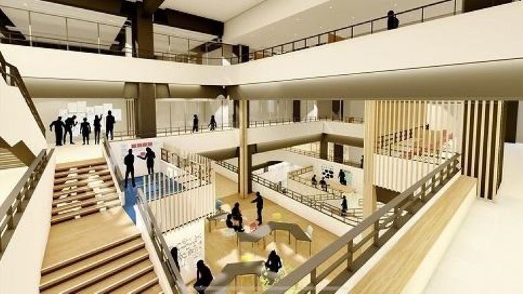 玉川大学独自の「ESTEAM教育」を推進し、Society5.0を見据えた教育を展開する施設「STREAM Hall 2019」がまもなく完成、2020年4月運用開始