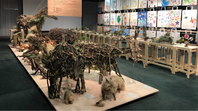 自然と向き合い、創造の喜びを学ぶ–「FANTASISTA」作品展が終了